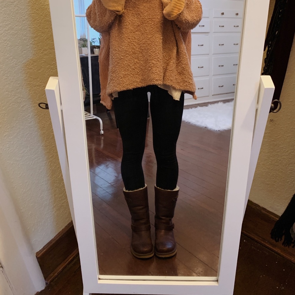 Brown Leather Ugg Boots